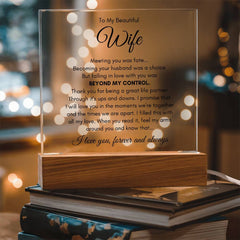 To My Wife Fate – Acrylic Square